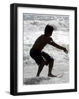 Skim Boarding-Karen Williams-Framed Photographic Print