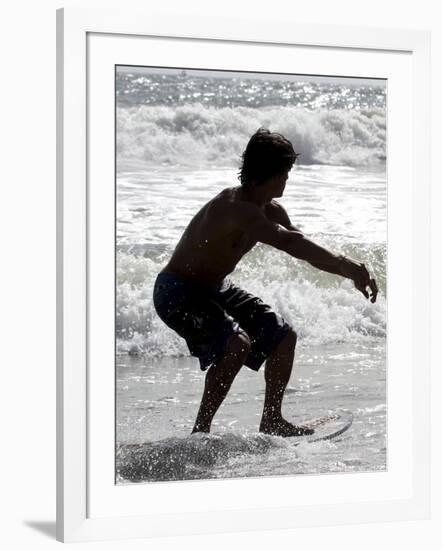 Skim Boarding-Karen Williams-Framed Photographic Print