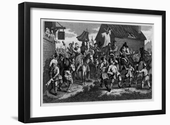 Skimmington Custom-William Hogarth-Framed Art Print