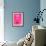 Skin Deep Pinks-Abstract Graffiti-Framed Giclee Print displayed on a wall