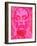 Skin Deep Pinks-Abstract Graffiti-Framed Giclee Print