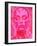 Skin Deep Pinks-Abstract Graffiti-Framed Giclee Print