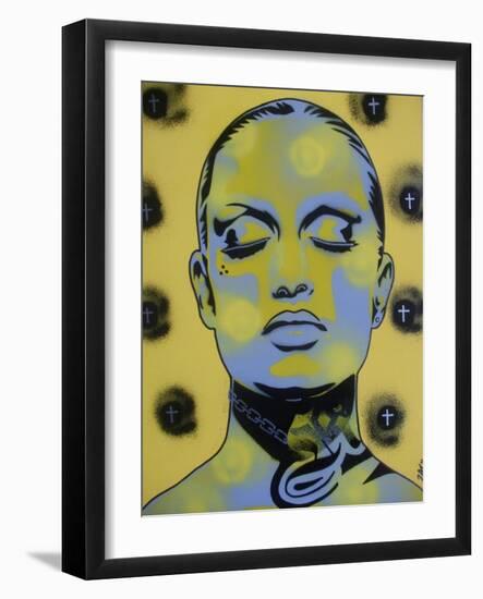 Skin Deep Street-Abstract Graffiti-Framed Giclee Print