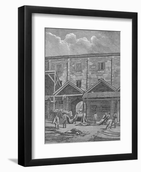 Skin Market, Leadenhall, City of London, 1825 (1911)-Thomas Dale-Framed Giclee Print