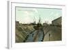 Skinner's Dry Dock, Baltmore-null-Framed Art Print