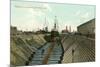 Skinner's Dry Dock, Baltmore-null-Mounted Art Print