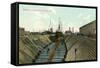 Skinner's Dry Dock, Baltmore-null-Framed Stretched Canvas