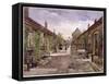 Skinners' Almshouses, Mile End Road, Stepney, London, 1883-John Crowther-Framed Stretched Canvas