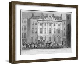 Skinners' Hall, City of London, 1830-MS Barenger-Framed Giclee Print