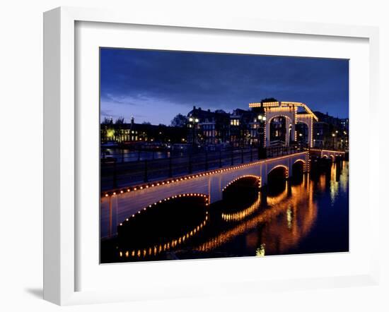 Skinny Bridge Amsterdam-Charles Bowman-Framed Photographic Print