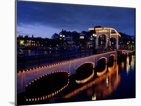 Skinny Bridge Amsterdam-Charles Bowman-Mounted Photographic Print