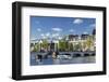 Skinny Bridge (Magere Brug) on Amstel River, Amsterdam, Netherlands-Ian Trower-Framed Photographic Print