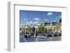 Skinny Bridge (Magere Brug) on Amstel River, Amsterdam, Netherlands-Ian Trower-Framed Photographic Print