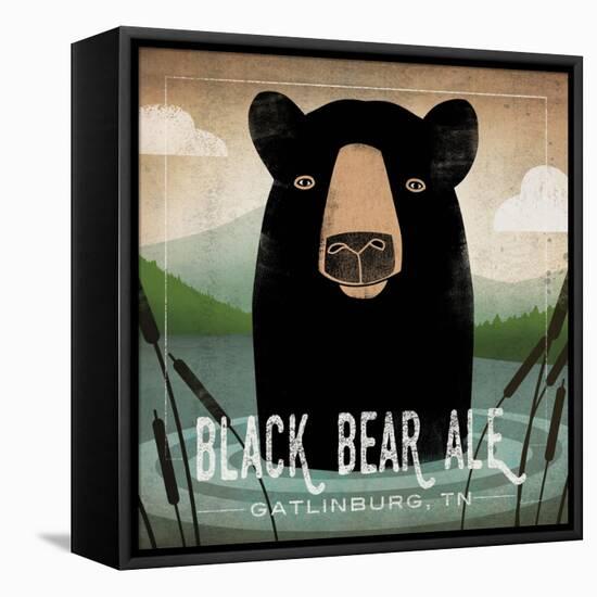 Skinny Dip Black Bear Ale-Ryan Fowler-Framed Stretched Canvas