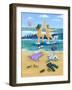 Skinny Dippers-Peter Adderley-Framed Art Print