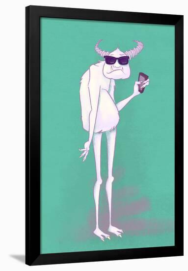 Skinny Legs Monster-null-Framed Poster