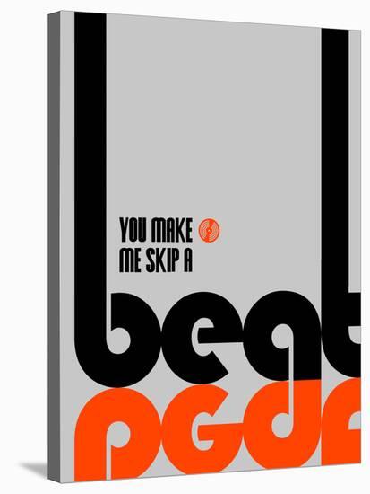 Skip a Beat Poster-NaxArt-Stretched Canvas