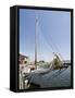 Skipjack Sailing Boat, Chesapeake Bay Maritime Museum, St. Michaels, Maryland, USA-Robert Harding-Framed Stretched Canvas