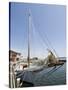 Skipjack Sailing Boat, Chesapeake Bay Maritime Museum, St. Michaels, Maryland, USA-Robert Harding-Stretched Canvas