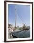 Skipjack Sailing Boat, Chesapeake Bay Maritime Museum, St. Michaels, Maryland, USA-Robert Harding-Framed Premium Photographic Print