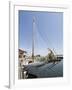 Skipjack Sailing Boat, Chesapeake Bay Maritime Museum, St. Michaels, Maryland, USA-Robert Harding-Framed Photographic Print