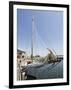 Skipjack Sailing Boat, Chesapeake Bay Maritime Museum, St. Michaels, Maryland, USA-Robert Harding-Framed Photographic Print