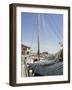 Skipjack Sailing Boat, Chesapeake Bay Maritime Museum, St. Michaels, Maryland, USA-Robert Harding-Framed Photographic Print