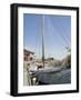 Skipjack Sailing Boat, Chesapeake Bay Maritime Museum, St. Michaels, Maryland, USA-Robert Harding-Framed Photographic Print