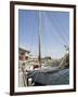 Skipjack Sailing Boat, Chesapeake Bay Maritime Museum, St. Michaels, Maryland, USA-Robert Harding-Framed Photographic Print