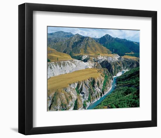 Skipper Canyon South Island-null-Framed Art Print