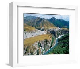 Skipper Canyon South Island-null-Framed Art Print