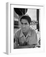 Skipper Jose De Burgana, Who Once Crossed Ocean in a Motorboat-Ralph Crane-Framed Photographic Print