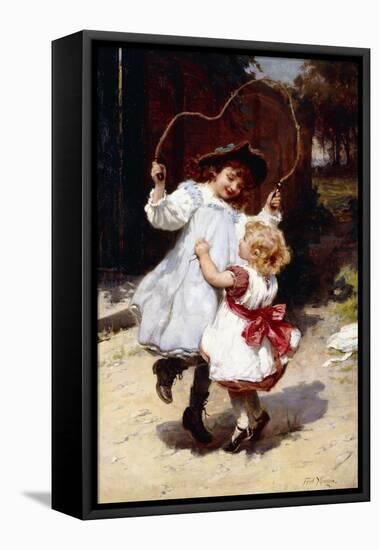 Skipping, C.1896-Frederick Morgan-Framed Stretched Canvas