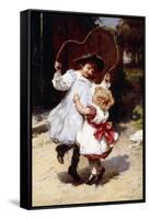 Skipping, C.1896-Frederick Morgan-Framed Stretched Canvas