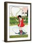 Skipping Rope-Julia Letheld Hahn-Framed Art Print