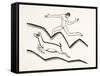 Skipping Upon the Mountains, 1925-Eric Gill-Framed Stretched Canvas