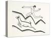 Skipping Upon the Mountains, 1925-Eric Gill-Stretched Canvas