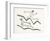 Skipping Upon the Mountains, 1925-Eric Gill-Framed Giclee Print