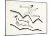 Skipping Upon the Mountains, 1925-Eric Gill-Mounted Giclee Print