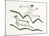 Skipping Upon the Mountains, 1925-Eric Gill-Mounted Giclee Print