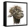 Skippy the Alpaca-Angela Bawden-Framed Stretched Canvas