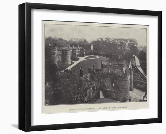 Skipton Castle, Yorkshire, the Seat of Lord Hothfield-null-Framed Giclee Print