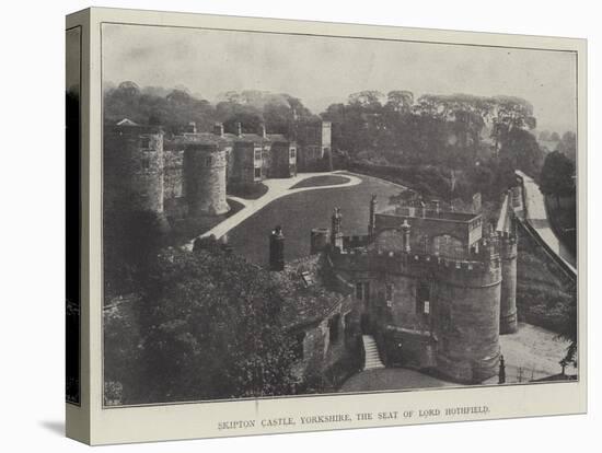 Skipton Castle, Yorkshire, the Seat of Lord Hothfield-null-Stretched Canvas