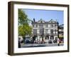 Skipton High Street and Library, Skipton, North Yorkshire, Yorkshire, England, United Kingdom-Mark Sunderland-Framed Photographic Print