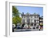 Skipton High Street and Library, Skipton, North Yorkshire, Yorkshire, England, United Kingdom-Mark Sunderland-Framed Photographic Print