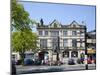 Skipton High Street and Library, Skipton, North Yorkshire, Yorkshire, England, United Kingdom-Mark Sunderland-Mounted Photographic Print