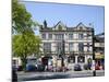 Skipton High Street and Library, Skipton, North Yorkshire, Yorkshire, England, United Kingdom-Mark Sunderland-Mounted Photographic Print