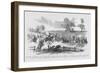 Skirmish Between Federal Cavalry and Jeb Stuart at Tunstal's Station, Virginia-Frank Leslie-Framed Art Print