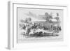 Skirmish Between Federal Cavalry and Jeb Stuart at Tunstal's Station, Virginia-Frank Leslie-Framed Art Print