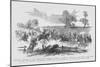 Skirmish Between Federal Cavalry and Jeb Stuart at Tunstal's Station, Virginia-Frank Leslie-Mounted Art Print